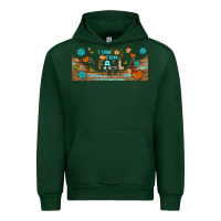 Forest Green i think i love fall most of all libbey glass Urban Hoodie - BundleAndBundleShop