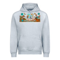 Heather Grey i think i love fall most of all libbey glass Urban Hoodie - BundleAndBundleShop