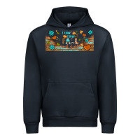 Navy i think i love fall most of all libbey glass Urban Hoodie - BundleAndBundleShop