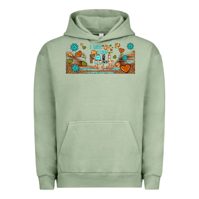 I Think I Love Fall Most Of All Libbey Glass Urban Hoodie by BundleAndBundleShop | Teevron