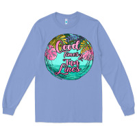 Colony Blue good times and tan lines Long Sleeve Tee - JahusDesignShop