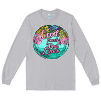Moon Dust good times and tan lines Long Sleeve Tee - JahusDesignShop