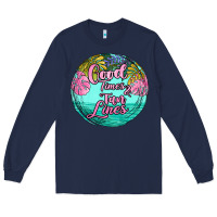 Navy good times and tan lines Long Sleeve Tee - JahusDesignShop