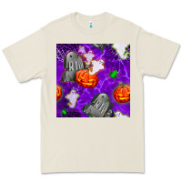 Bone tombstone and ghosts seamless paternal Premium Tee - BundleAndBundleShop