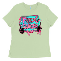 Matcha fuck cancer Ladies Tee - AdoDesignShop