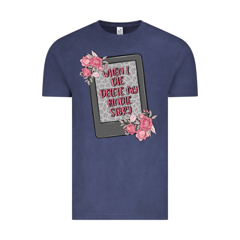 When I Die Delete My Kindle History Vintage Tee by MaliasSmallBusiness | Teevron