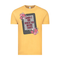 Vintage Mustard when i die delete my kindle history Vintage Tee - MaliasSmallBusiness