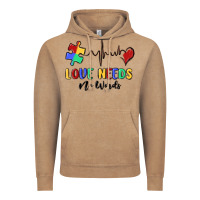 Vintage Coffee love needs no words Vintage Hoodie - MaliasSmallBusiness
