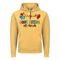 Vintage Mustard love needs no words Vintage Hoodie - MaliasSmallBusiness