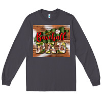 Smoke Baseball Dad Tumbler Long Sleeve Tee - BundleAndBundleShop