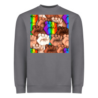 Storm Pride lgbtq fists seamless pattern Heavyweight Sweatshirt - BundleAndBundleShop