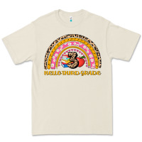 Bone back to school rainbow hello third grade Premium Tee - AdoDesignShop