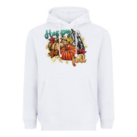 White happy fall Heavyweight Hoodie - CowGirlArtShop