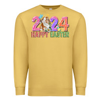 Antique Gold 2024 happy easter Premium Sweatshirt - CowGirlArtShop