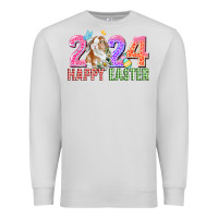 Dove Grey 2024 happy easter Premium Sweatshirt - CowGirlArtShop