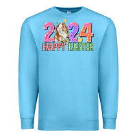 Ocean Blue 2024 happy easter Premium Sweatshirt - CowGirlArtShop