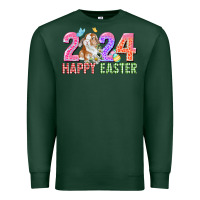 Sports Green 2024 happy easter Premium Sweatshirt - CowGirlArtShop