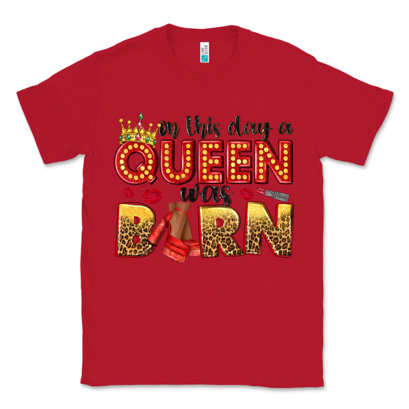 On This Day A Queen Was Born Classic Tee by NancyCooperArtShop | Teevron