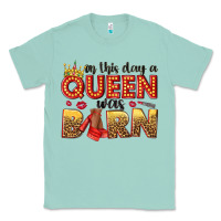 Seafoam on this day a queen was born Classic Tee - NancyCooperArtShop