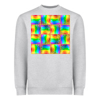 Heather Grey Pride lgbtq flag and leopard with glitter seamless Heavyweight Sweatshirt - BundleAndBundleShop