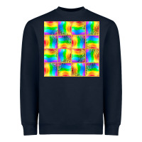 Navy Pride lgbtq flag and leopard with glitter seamless Heavyweight Sweatshirt - BundleAndBundleShop