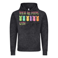 Vintage Black treat all peeps with kindness Vintage Hoodie - MaliasSmallBusiness