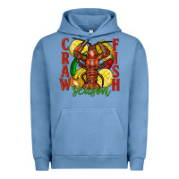 Pigment Pebble Blue crawfish season Urban Hoodie - FaDigitalArtStudio