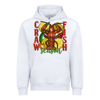 White crawfish season Urban Hoodie - FaDigitalArtStudio