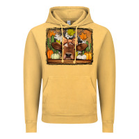 Fall Cow Vintage Hoodie | Teevron