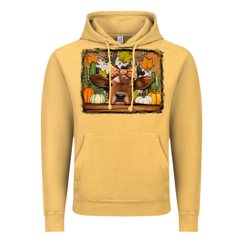 Fall Cow Vintage Hoodie by Jasminsmagicworld | Teevron