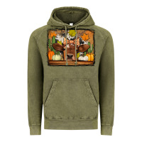 Vintage Olive fall cow Vintage Hoodie - Jasminsmagicworld