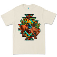 Bone aztec rodeo cowboy Premium Tee - JahusDesignShop
