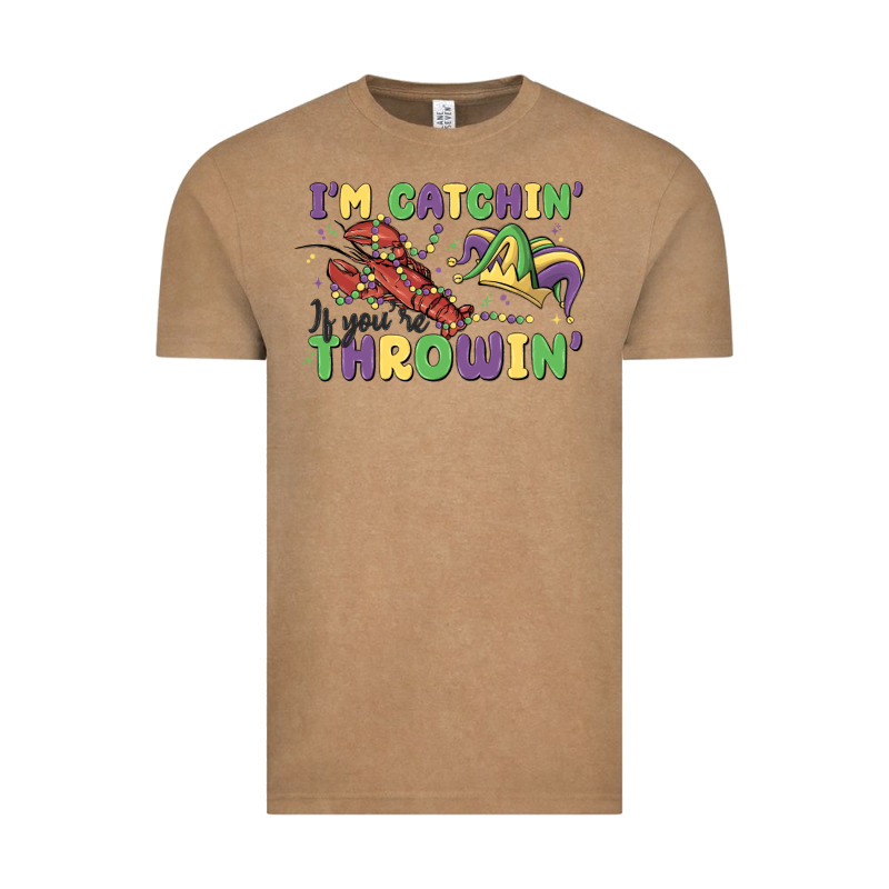 I'm Catchin' If You're Throwin' Vintage Tee by MaliasSmallBusiness | Teevron