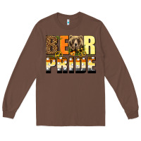 Chestnut Western Bear Pride LGBTQ+ Long Sleeve Tee - BundleAndBundleShop