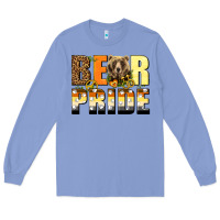 Colony Blue Western Bear Pride LGBTQ+ Long Sleeve Tee - BundleAndBundleShop