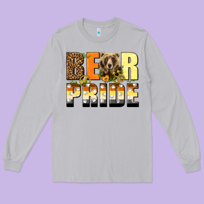 Western Bear Pride Lgbtq+ Long Sleeve Tee Designed By Bundleandbundleshop