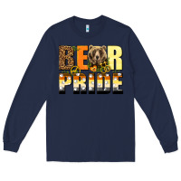 Navy Western Bear Pride LGBTQ+ Long Sleeve Tee - BundleAndBundleShop