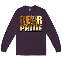 Plum Western Bear Pride LGBTQ+ Long Sleeve Tee - BundleAndBundleShop