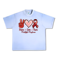Grape Ice Peace love cure Multiple Myeloma Urban Heavy Tee - NancyCooperArtShop