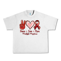 Lunar Rock Peace love cure Multiple Myeloma Urban Heavy Tee - NancyCooperArtShop