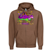 Chestnut Mardi Gras cruise Zipper Hoodie - NancyCooperArtShop