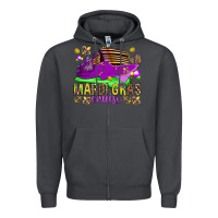Smoke Mardi Gras cruise Zipper Hoodie - NancyCooperArtShop