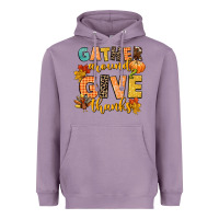 Gather Around And Give Thanks Heavyweight Hoodie | Teevron