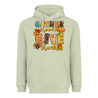 Matcha gather around and give thanks Heavyweight Hoodie - CowGirlArtShop
