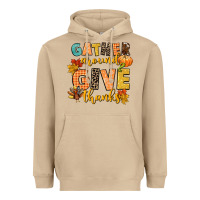 Mushroom gather around and give thanks Heavyweight Hoodie - CowGirlArtShop