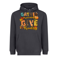 Smoke gather around and give thanks Heavyweight Hoodie - CowGirlArtShop