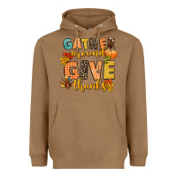 Toasted Coconut gather around and give thanks Heavyweight Hoodie - CowGirlArtShop