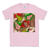 Bubblegum Pink little debbie tree cakes leopard Classic Tee - JahusDesignShop