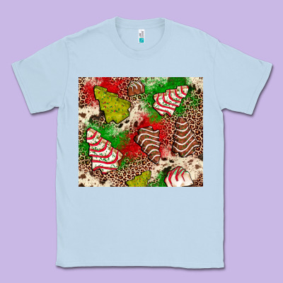 Little Debbie Tree Cakes Leopard Classic Tee Designed By Jahusdesignshop