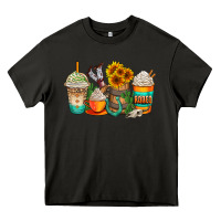 Asphalt rodeo coffee cups Heavy Core Tee - AdoDesignShop